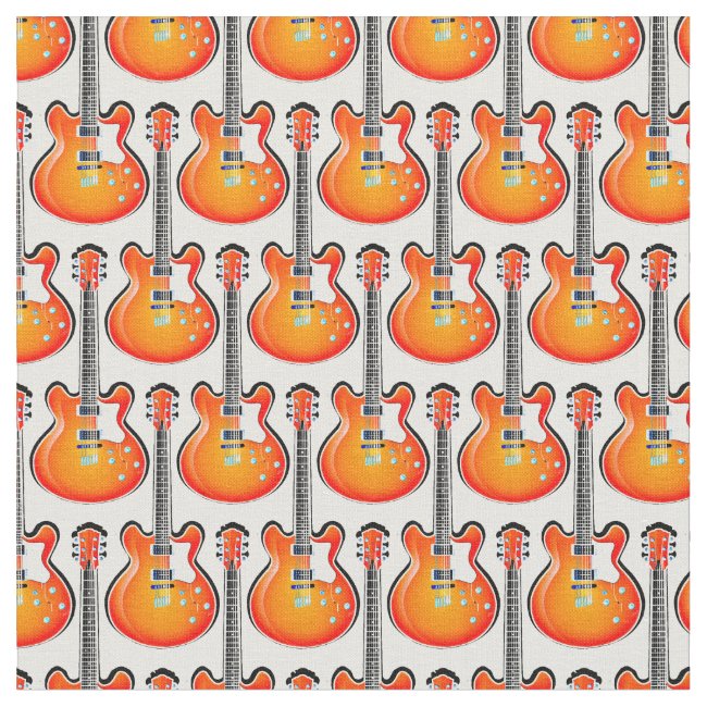 Guitar Design Fabric