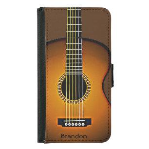 Guitar Design Wallet Phone Case