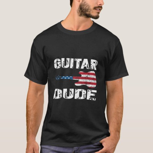 Guitar Dude T_shirt for mens and women