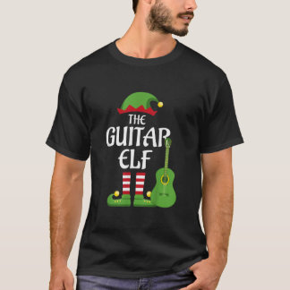 Guitar Elf Family Matching Group Christmas T-Shirt