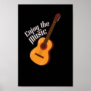 guitar "Enjoy the Music" Poster