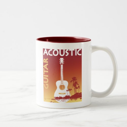 Guitar Enthusiast Two_Tone Coffee Mug