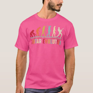 Guitar Evolution, Guitar Lover Vintage Music Band T-Shirt