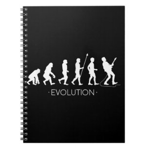 Guitar Evolution of Guitarist Rock Music Guitar Notebook