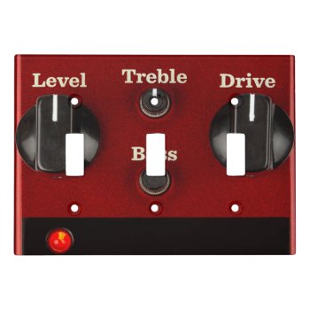 Guitar Expression Pedal Light Switch Cover by aquachild at Zazzle
