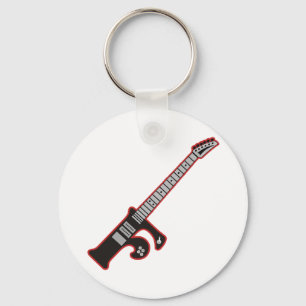 Guitar F Keychain