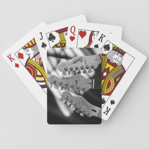 Guitar Family Poker Cards