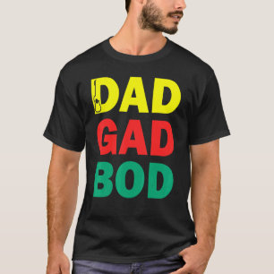 Guitar Father Figure Dad Bod Day  Dadgadbod Guitar T-Shirt
