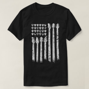 Guitar Flag Picks Music Art T-Shirt