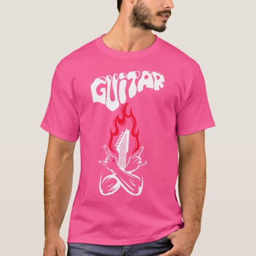 Guitar Flame T_Shirt