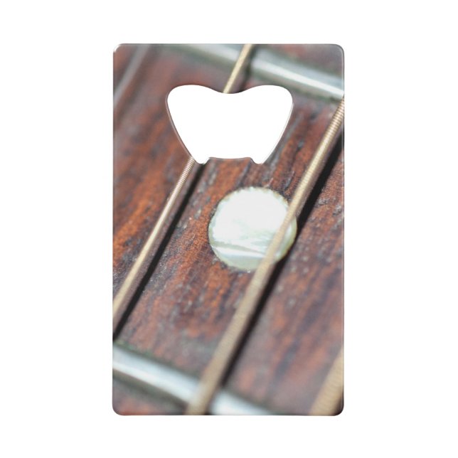 Guitar Fret Credit Card Bottle Opener (Front)
