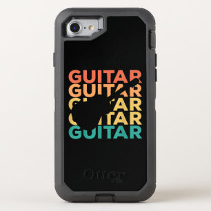 Guitar Gift Acoustic Guitar Guitarists OtterBox Defender iPhone SE/8/7 Case