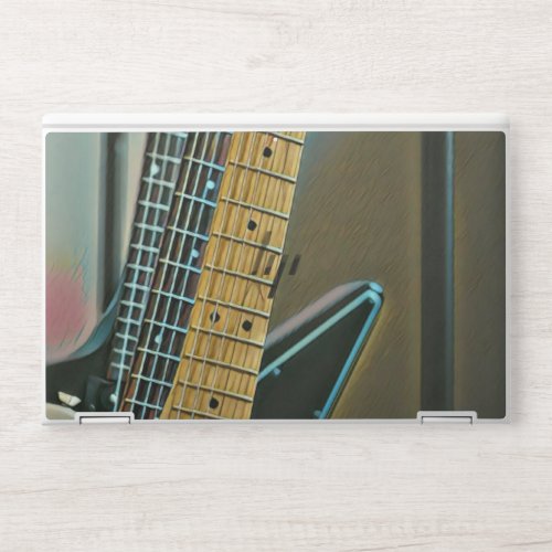 guitar gift for fathers day HP laptop skin