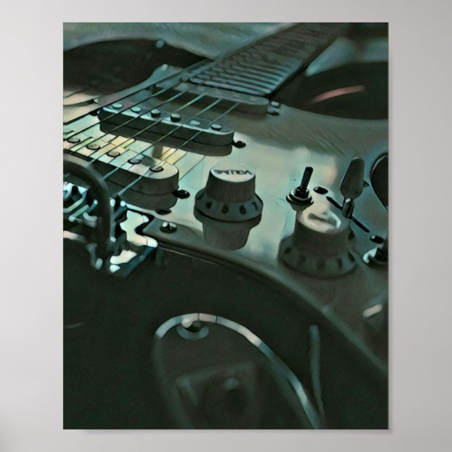 Guitar gifts for boyfriend poster (Front)