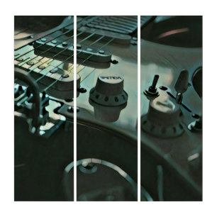 Guitar gifts for boyfriend triptych