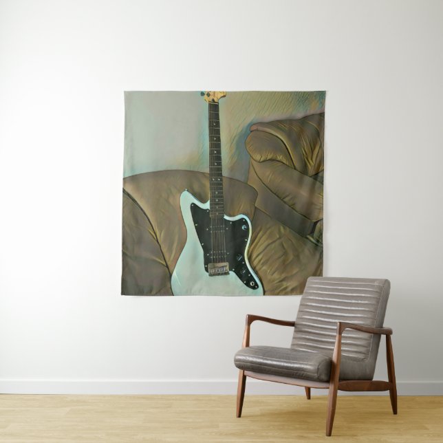 Guitar gifts for dad tapestry (In Situ)