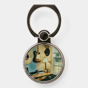 Guitar gifts for girlfriend phone ring stand