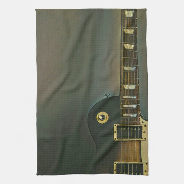 Guitar gifts for him kitchen towel (Vertical)
