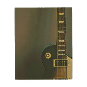 Guitar gifts for him wood wall art