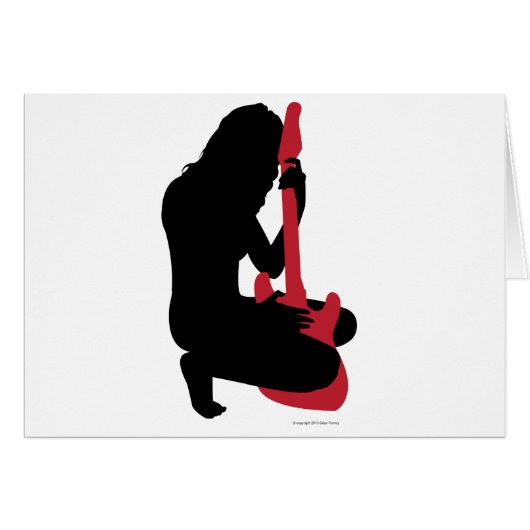 Guitar Girl Cards (Front Horizontal)