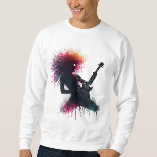 Guitar God Shred in Style Sweatshirt