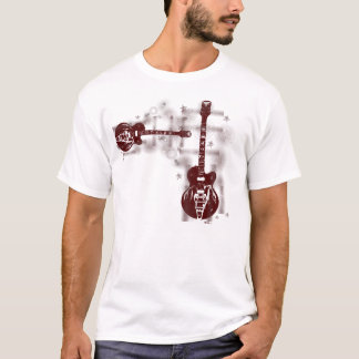 Guitar Graphic 2 Red T-Shirt
