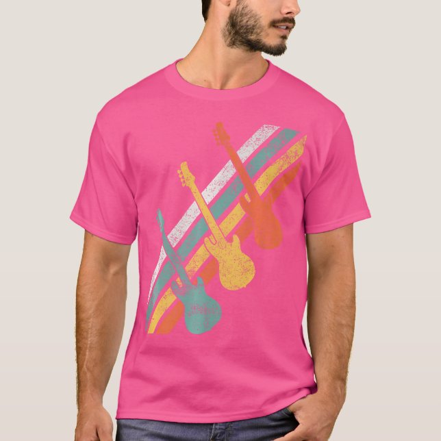 Guitar Guitarist Electric Acoustic Guitar Player R T-Shirt (Front)