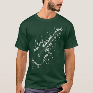 Guitar Guitarist Player Rock Musician Music Notes  T-Shirt