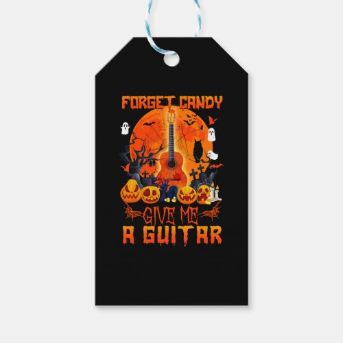 Guitar Halloween Guitars Guitarist Guitar Player 2 Gift Tags