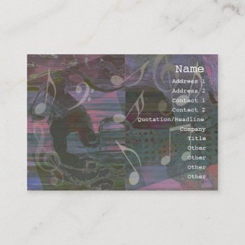 Guitar Hands Abstract Cool Profile Card by profilesincolor at Zazzle