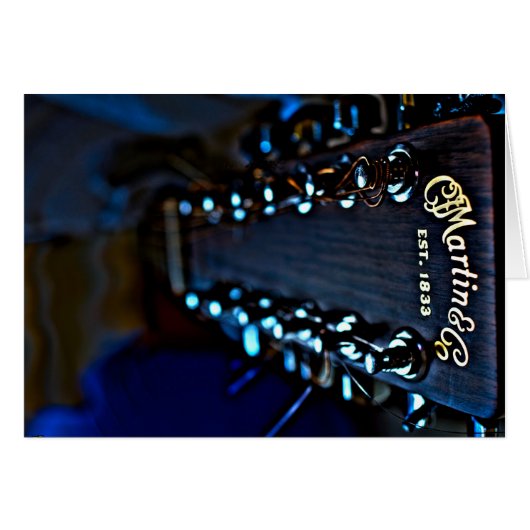 Guitar HDR Photograph Cards (Front Horizontal)