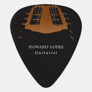 Guitar Head, Guitarist, Musician, Personalized Pick