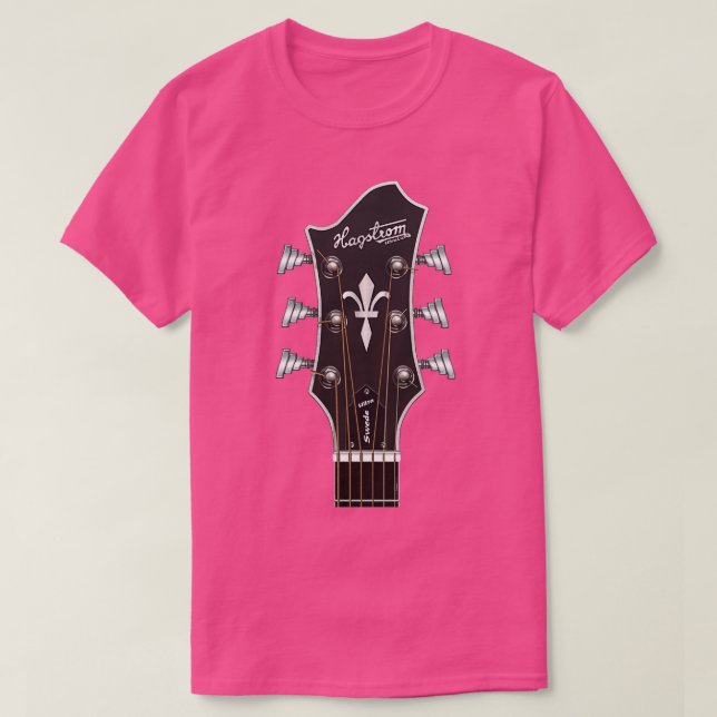 GUITAR HEADSTOCK ART HAGSTROM ULTRA SWEDE T-Shirt (Design Front)