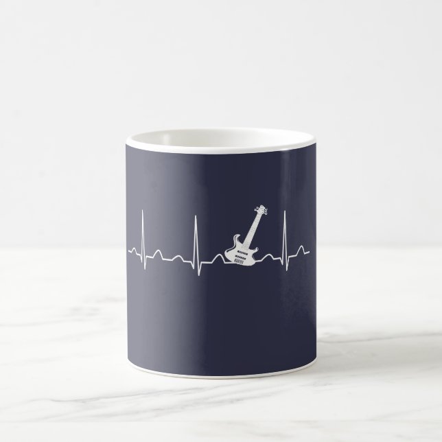 GUITAR HEARTBEAT COFFEE MUG (Center)