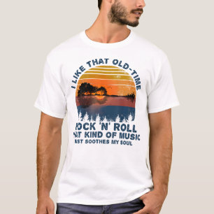 Guitar I Like That Old Time Rock And Roll Soothes  T-Shirt