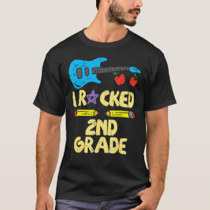 Guitar I Rocked 2nd Grade Last Day Of School Music T-Shirt