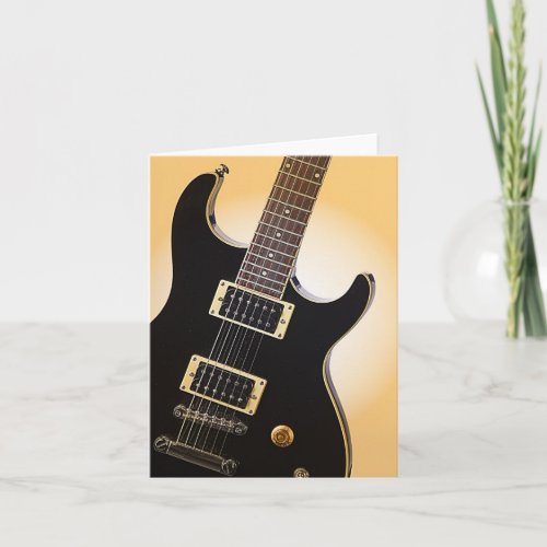 Guitar Image Greeting Cards