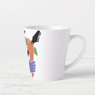 Guitar in Hand's Latte Mug