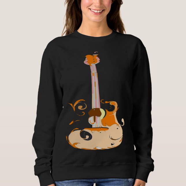 Guitar In Me  Guitarist Instrument Guitar Sweatshirt (Front)