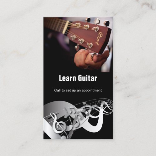Guitar  Instructor Business Card