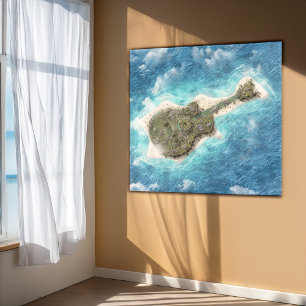 Guitar Island Poster