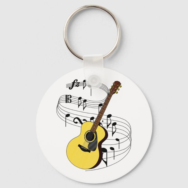 Guitar Keychain (Front)