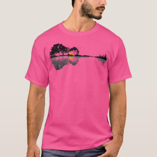 Guitar Lake Shadow Love Gitarre T-Shirt