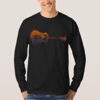 Guitar Lake Shadow Love Guitar Gift Music Lovers