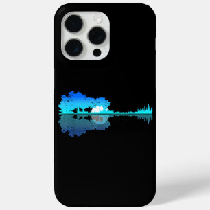 Guitar Lake Shadow Love Guitar Musician iPhone 15 Pro Max Case