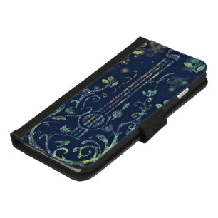 Guitar Leaves iPhone Wallet Case