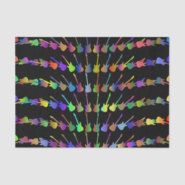 Guitar Legion Splash of Colors Tissue Paper (Front)