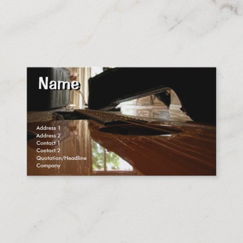 Guitar Lessons Business Cards