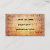 Guitar Lessons Business Cards (Back)