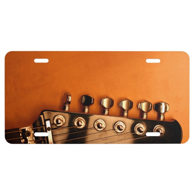 Guitar License Plate (Front)